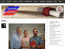 Tablet Screenshot of fliesenforster-tulln.at
